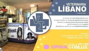 Veterinaria Libano - 11400 Montevideo