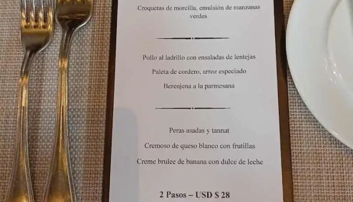 1921 Restaurant -  Menu - Montevideo