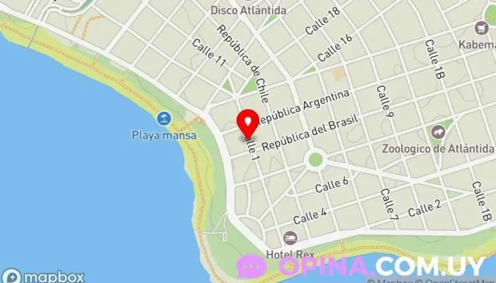 mapa de 3BIEN Inmobiliaria Agentes inmobiliarios en Atlántida