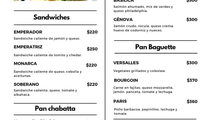 8pm Coffee Time -  Menu - Montevideo