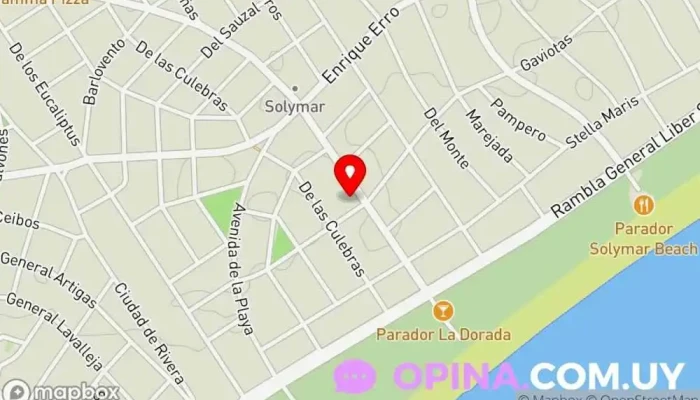 mapa de Abbi Propiedades Agencia inmobiliaria en Canelones