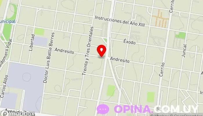 mapa de Abc Alto Norte Juguetería en Paysandú