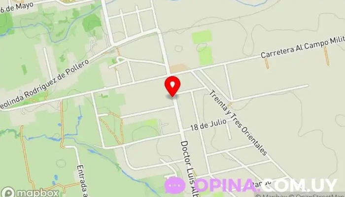 mapa de Abitab 12/40 Institución financiera en Empalme Olmos