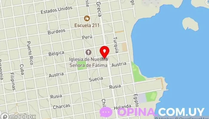 mapa de Academia de Choferes Del Cerro . (Cerro de Montevideo ) Centros de formación para obtener el carné de conducir, Autoescuela en Montevideo