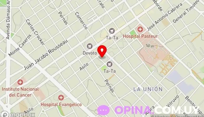 mapa de Academia de Choferes Driver Autoescuela en Montevideo