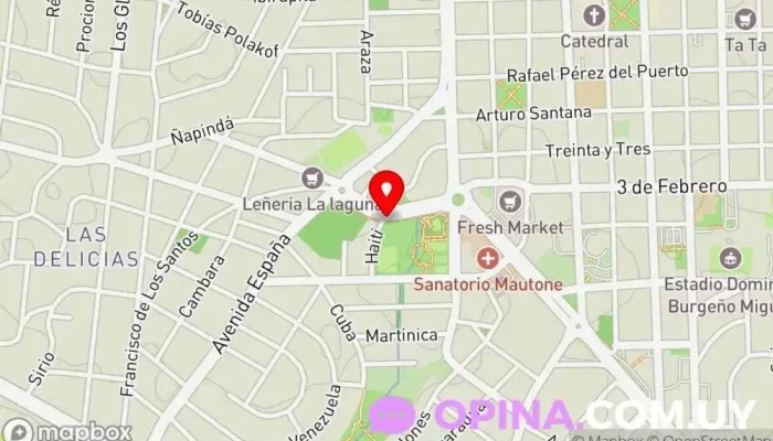 mapa de Academia de Choferes Marseba Autoescuela en Maldonado