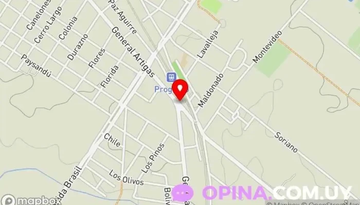 mapa de Academia de choferes Naash Autoescuela en Progreso