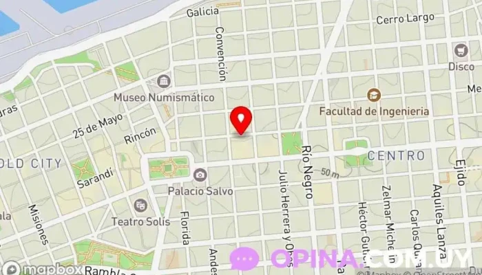 mapa de Academia de choferes Nico Autoescuela en Montevideo