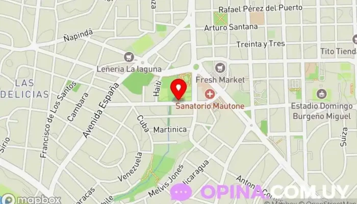 mapa de Academia de Choferes Punta Autoescuela en Maldonado