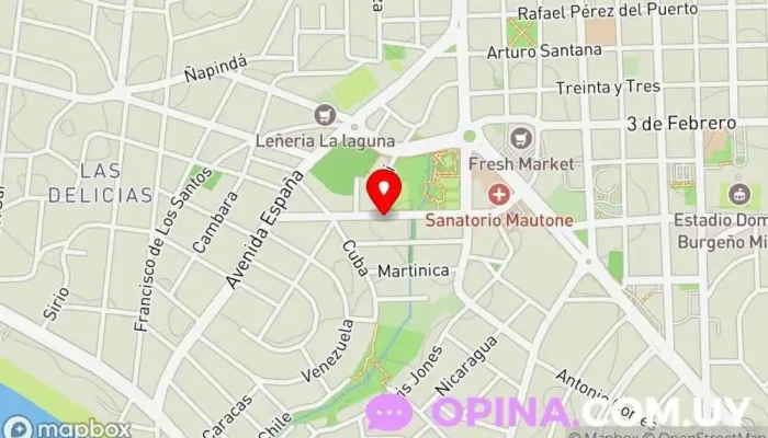 mapa de Academia de Choferes Transev Autoescuela en Maldonado