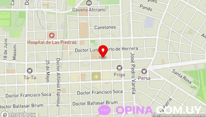 mapa de ACADEMIA DE CHOFERES VICTORIA Autoescuela, Centros de formación para obtener el carné de conducir en Las Piedras