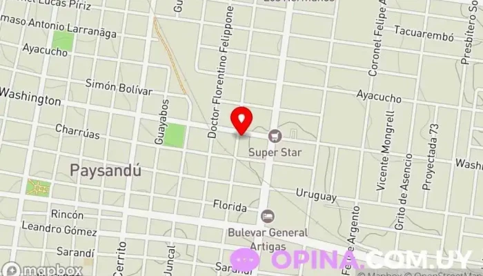 mapa de Academia De Formación Estratégica Agencia de marketing en Paysandú