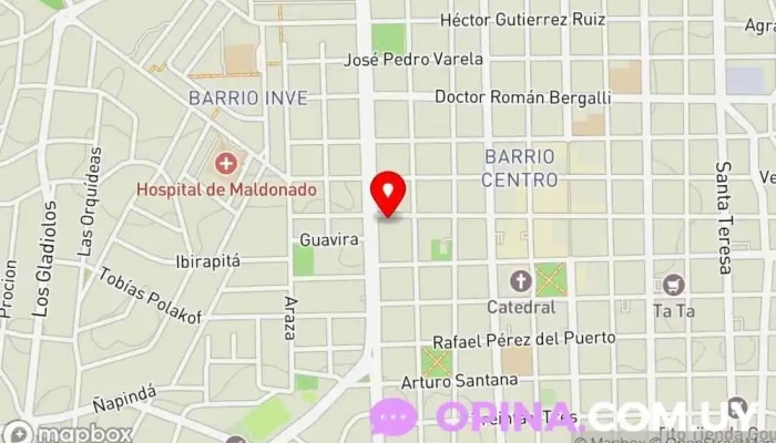 mapa de Academia de Música SC Escuela de música en Maldonado