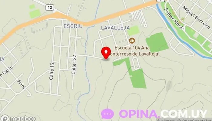 mapa de Academia de Tecnificacion Nelson Bevilacqua Campo de fútbol en Minas