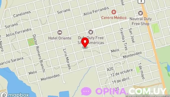 mapa de Academia L'ilot Escuela en Bella Unión