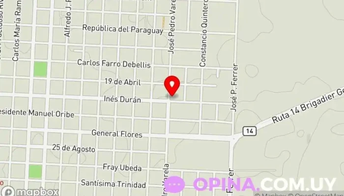 mapa de Academia SER Animador en Trinidad