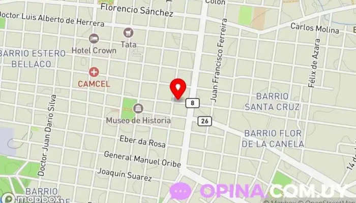 mapa de Academia Sport Life Gimnasio en Melo