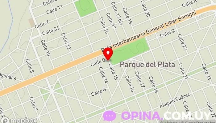 mapa de A.Colina Cuadros artesanales Diseñador gráfico, Interiorista, Fotógrafo en Parque del Plata