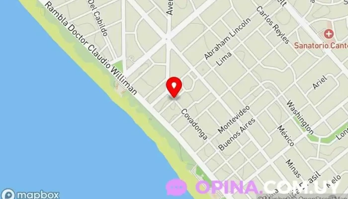 mapa de Activar Fisioterapia Asesor médico en Punta del Este