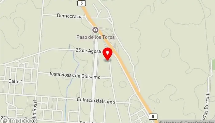 mapa de Acuario Bar en Paso de los Toros