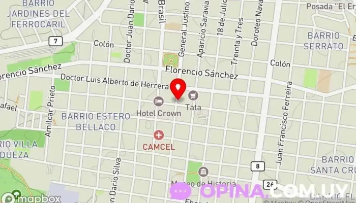 mapa de ADNBIO Gimnasio Gimnasio en Melo