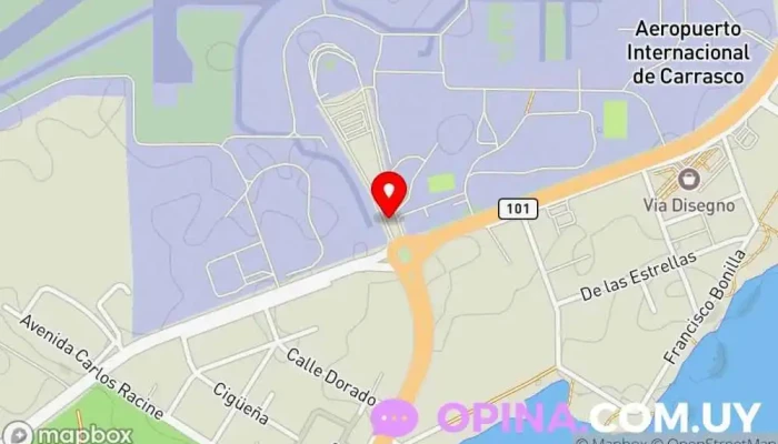 mapa de Aerosur - Escuela de vuelo Escuela, Escuela de vuelo en Ciudad de la Costa