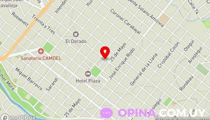 mapa de Agencia Tellechea Quiosco, Tienda de lotería en Minas