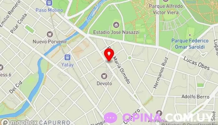 mapa de Agraciada Propiedades Agencia inmobiliaria en Montevideo