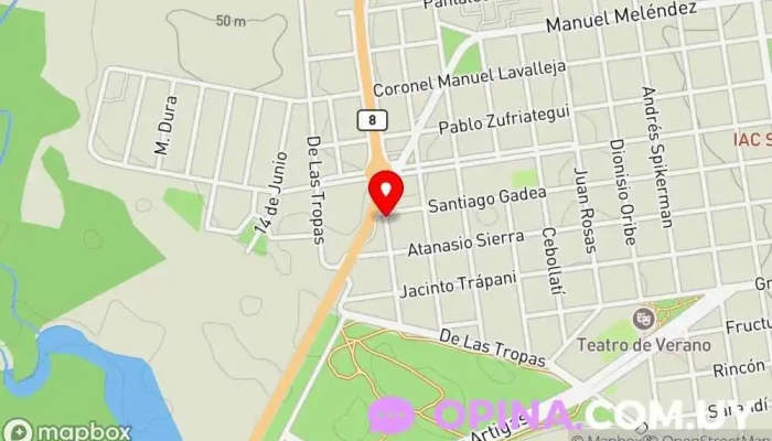 mapa de Agromedica Veterinaria 33 Veterinario en Treinta y Tres