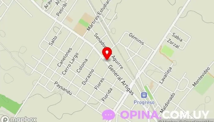 mapa de Agroveterinaria Los Estribos Veterinario en Progreso