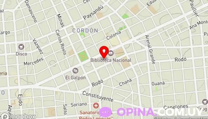 mapa de AHORA Grupo Inmobiliario Agencia inmobiliaria, Tasador inmobiliario en Montevideo