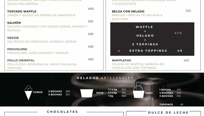 Aiello -  Menu - Montevideo