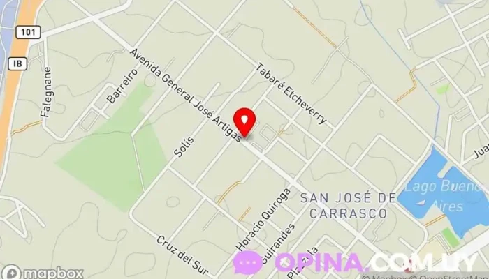 mapa de Aires del Norte Complejo de viviendas en Ciudad de la Costa