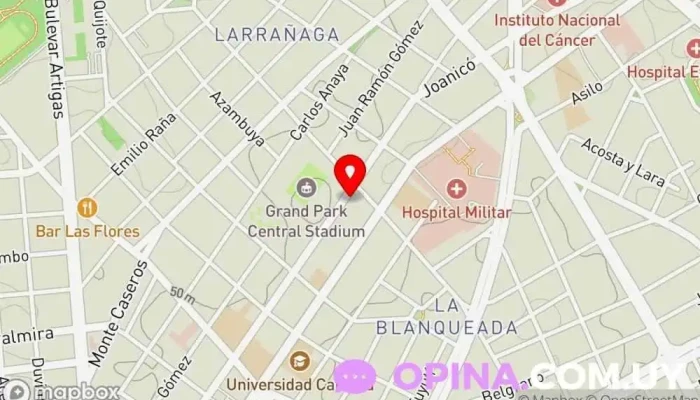 mapa de AKSI Propiedades Agencia inmobiliaria en Montevideo