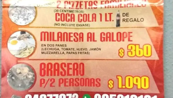 Al Galope -  Menu - Montevideo