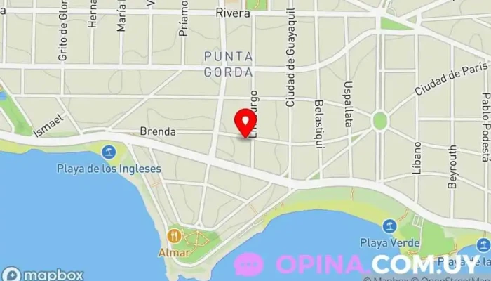 mapa de ALAS Negocios Inmobiliarios Agencia inmobiliaria en Montevideo