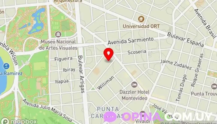 mapa de ALBOR PROPIEDADES Agencia inmobiliaria en Montevideo