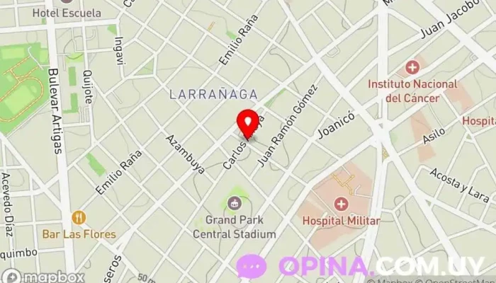 mapa de Alen Propiedades Tasador inmobiliario, Empresa de administración de propiedades, Agentes inmobiliarios, Gestoría en Montevideo