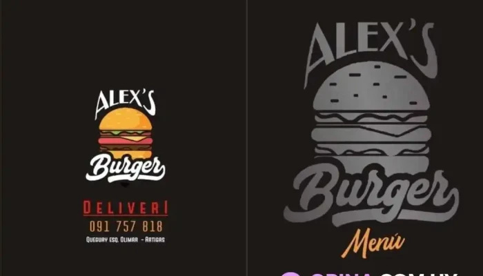 Alexs Burger Menu - Artigas