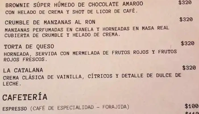 Algo De Mi -  Menu - Piriápolis