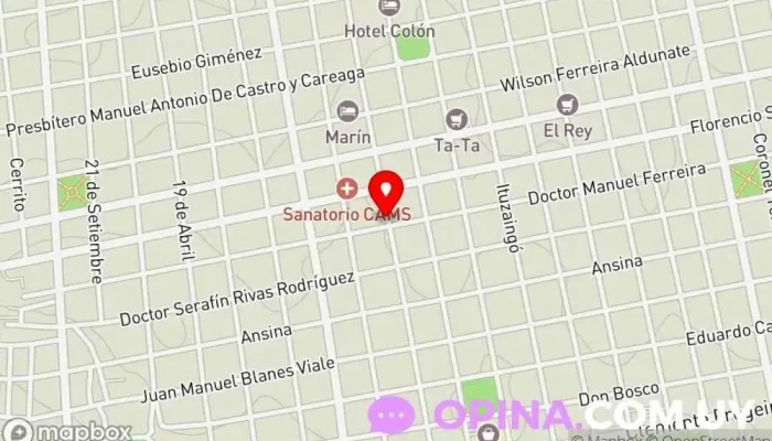 mapa de Alianza Francesa Escuela en Mercedes