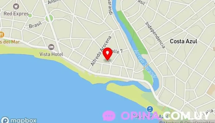 mapa de Alivio y Bienestar Clínica del dolor, Tienda de medicinas naturales, Homeópata, Reflexología, Terapeuta de reiki en La Floresta