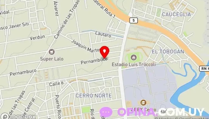 mapa de Alkimia3  en Montevideo