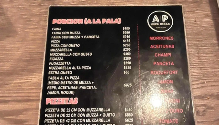 Alta Pizza Malvin -  Comentario 5 - Montevideo