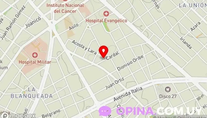mapa de A&M soluciones inmobiliaria Agencia inmobiliaria en Montevideo
