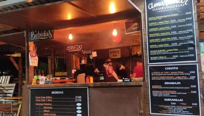 Amaramar Hamburguesas Artesanales -  Menu - Parque del Plata