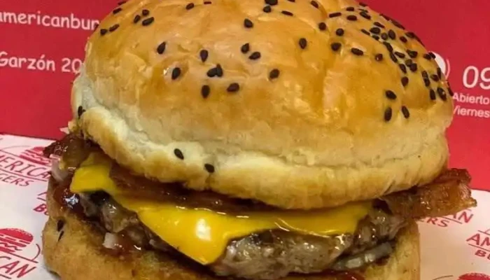 American Burgers -  Hamburguesa Con Queso - Montevideo