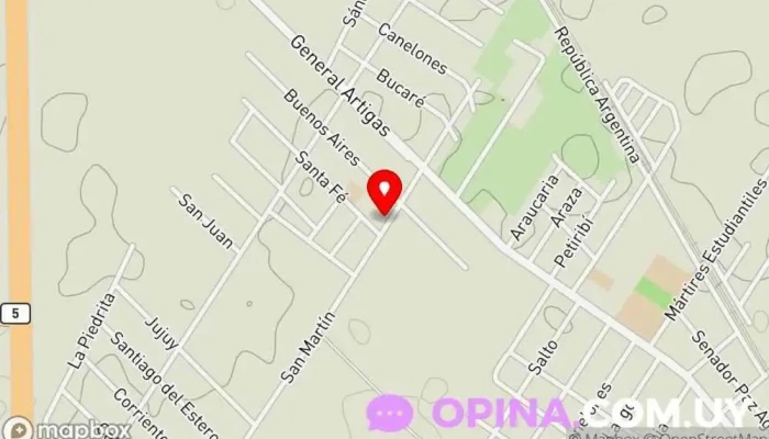 mapa de American Language Institute Escuela en Progreso