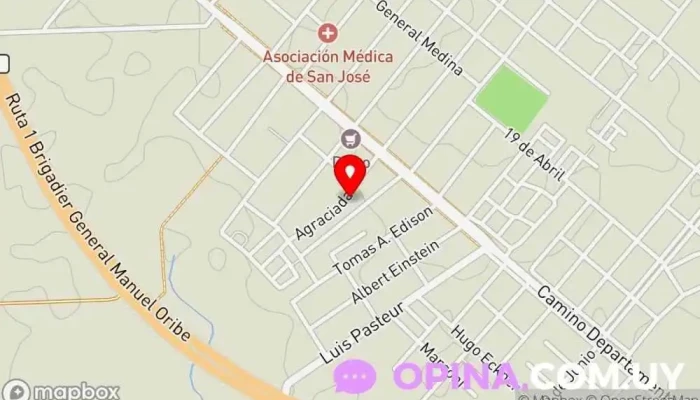 mapa de Amestí Papelería Papelería en Libertad