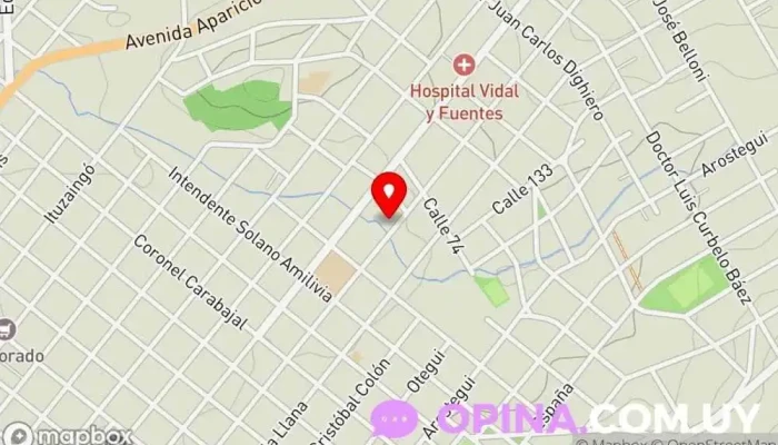 mapa de AMIGOS DEL ARTE Escuela en Minas